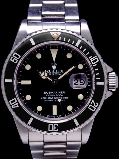 1982 rolex submariner 16800.